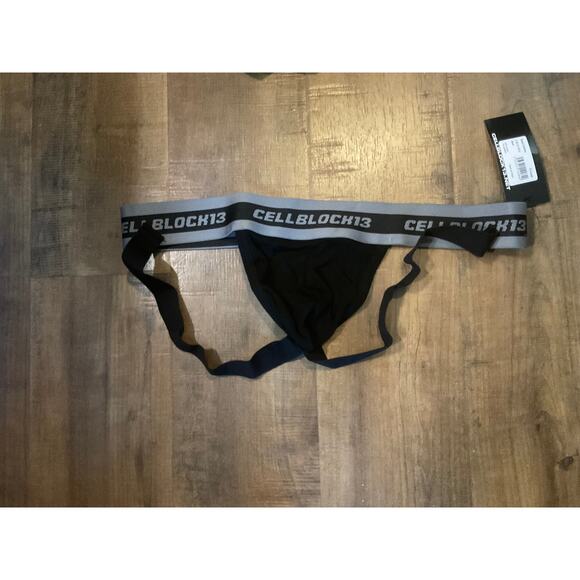 Mens 🖤 Cellblock 13 Core Jockstrap  Black/Gray "Rascal"  XLarge - Picture 1 of 1
